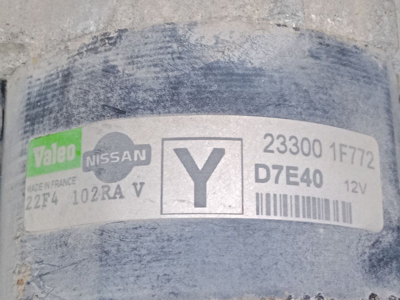 Recambio de motor arranque para nissan micra iii (k12) 1.2 16v referencia OEM IAM 233001F772 22F4102RAV D7E4012V