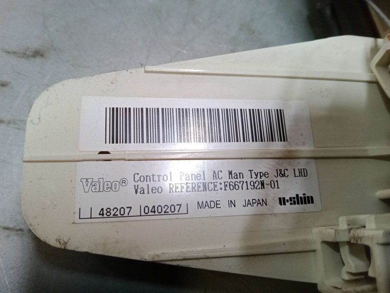 Recambio de mando calefaccion / a/a para nissan micra iii (k12) 1.2 16v referencia OEM IAM F667192N01  