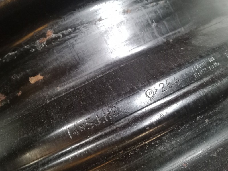 Recambio de llanta chapa 14´´ para nissan micra iii (k12) 1.2 16v referencia OEM IAM 14X5J  