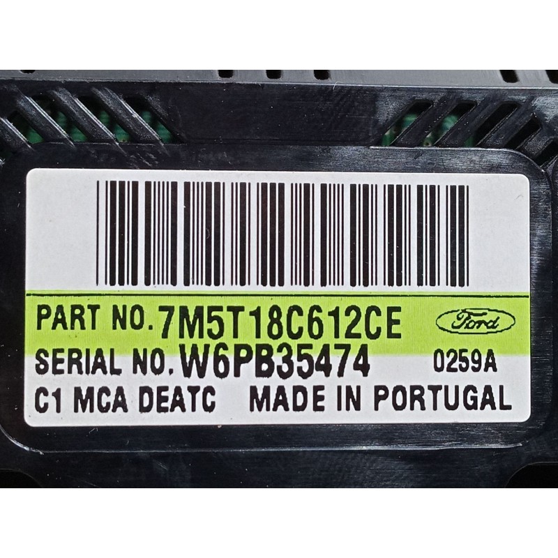 Recambio de mando climatizador para ford focus ii (da_, hcp, dp) 1.6 tdci referencia OEM IAM 7M5T18C612CE  
