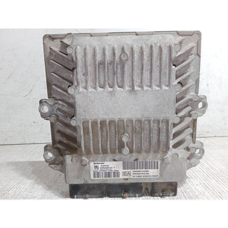 Recambio de centralita motor uce para citroën jumpy ii furgoneta 2.0 hdi 120 referencia OEM IAM 9665100380 5WS40615CT 9661642180