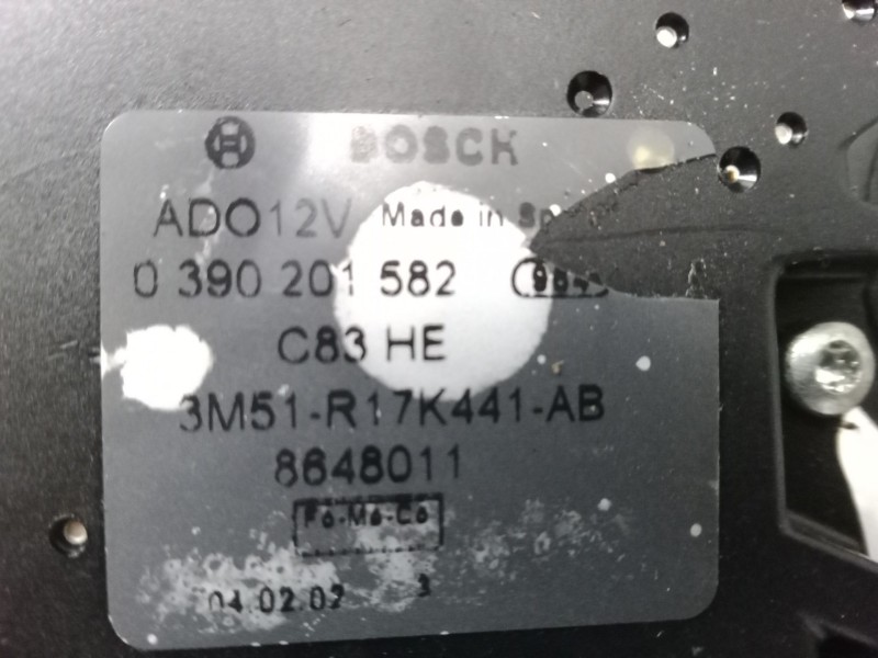 Recambio de motor limpia trasero para volvo v50 (545) 2.4 referencia OEM IAM 0390201582  