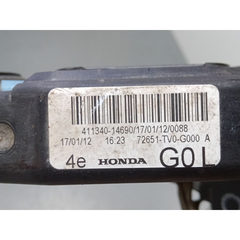 Recambio de cerradura puerta trasera izquierda para honda civic ix (fk) 2.2 i-dtec (fk3) referencia OEM IAM 72651TV0G000  
