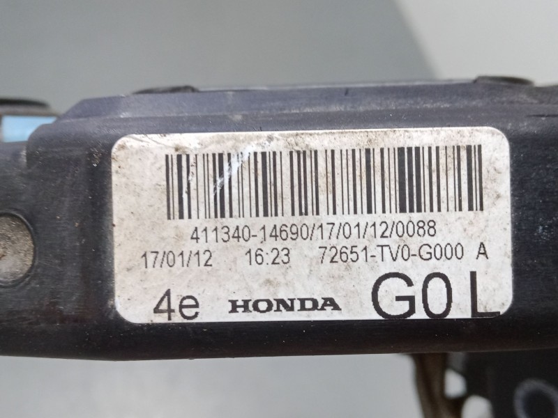 Recambio de cerradura puerta trasera izquierda para honda civic ix (fk) 2.2 i-dtec (fk3) referencia OEM IAM 72651TV0G000  