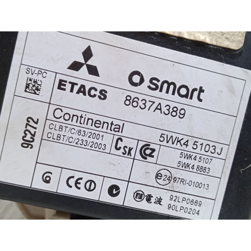 Recambio de bsi para mitsubishi colt vi (z3_a, z2_a) 1.3 (z21a) referencia OEM IAM 8637A389  5WK45103J