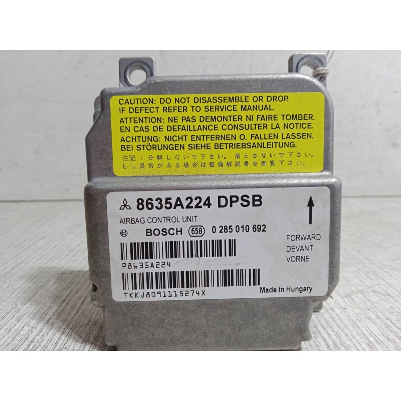 Recambio de centralita airbag para mitsubishi colt vi (z3_a, z2_a) 1.3 (z21a) referencia OEM IAM 8635A224  0285010692