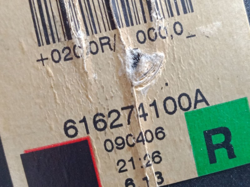 Recambio de cinturon seguridad trasero derecho para mitsubishi colt vi (z3_a, z2_a) 1.3 (z21a) referencia OEM IAM 616274100A  