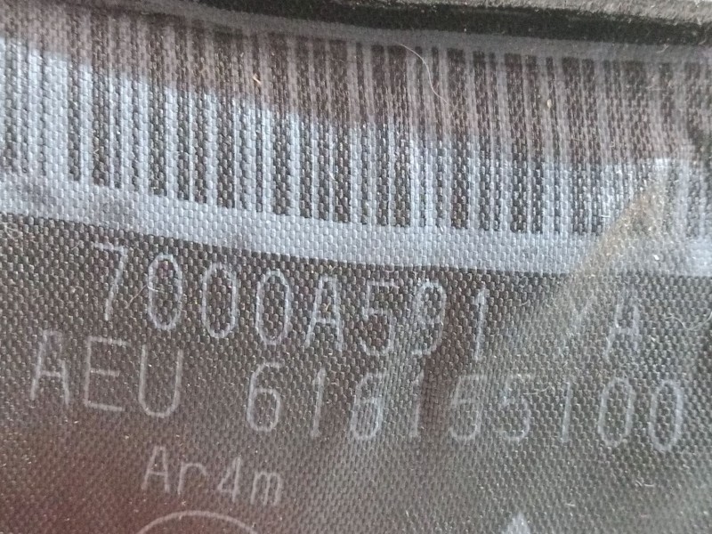 Recambio de cinturon seguridad trasero izquierdo para mitsubishi colt vi (z3_a, z2_a) 1.3 (z21a) referencia OEM IAM 7000A591  