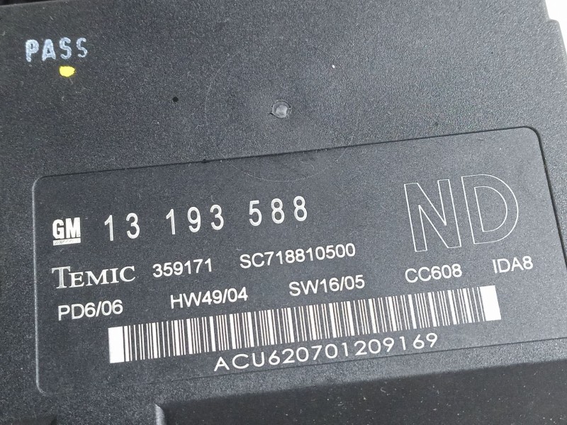 Recambio de bsi para opel vectra c gts (z02) 1.9 cdti (f68) referencia OEM IAM 13193588  