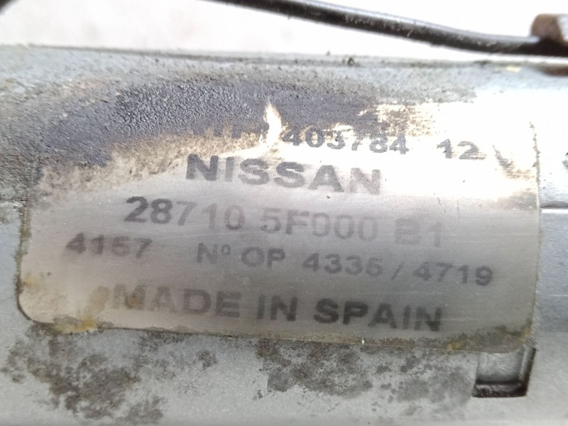 Recambio de motor limpia trasero para nissan micra ii (k11) 1.0 i 16v referencia OEM IAM 287105F000  