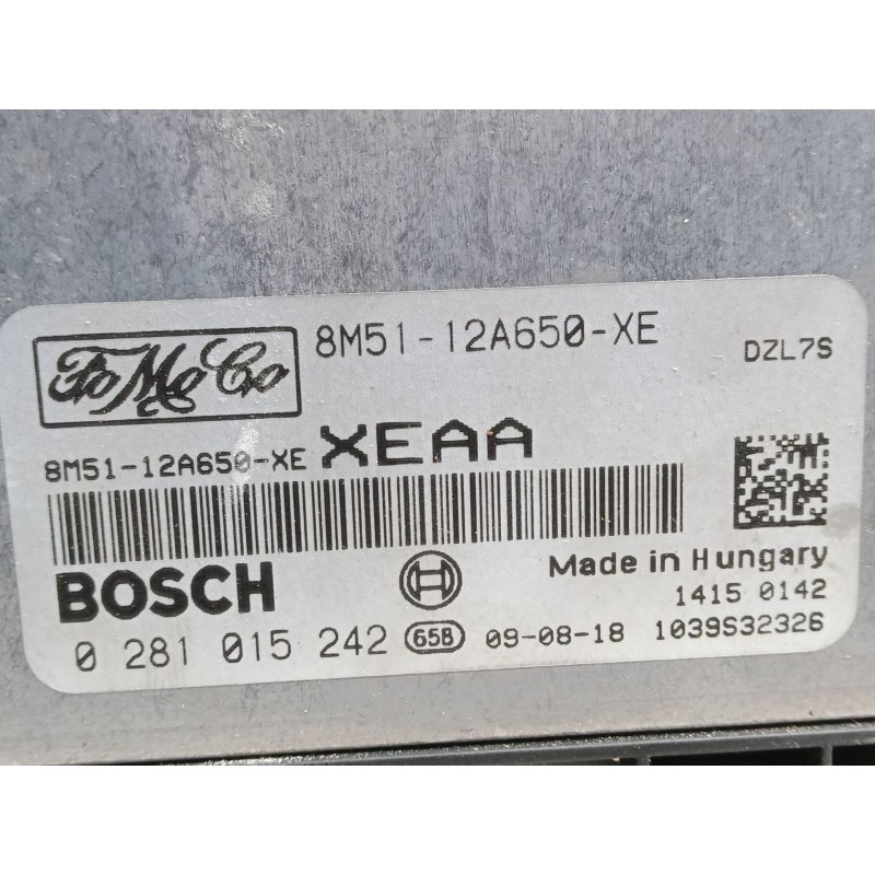 Recambio de centralita motor uce para ford focus ii (da_, hcp, dp) 1.6 tdci referencia OEM IAM 8M5112A650XE  0281015242