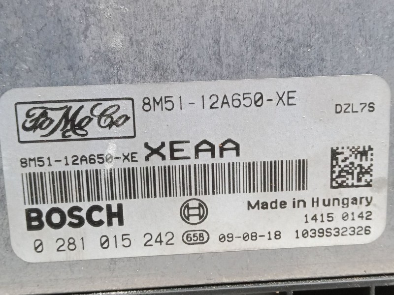 Recambio de centralita motor uce para ford focus ii (da_, hcp, dp) 1.6 tdci referencia OEM IAM 8M5112A650XE  0281015242