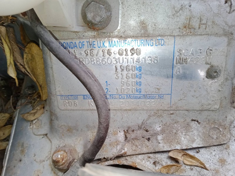 honda cr-v ii (rd_) del año 2003