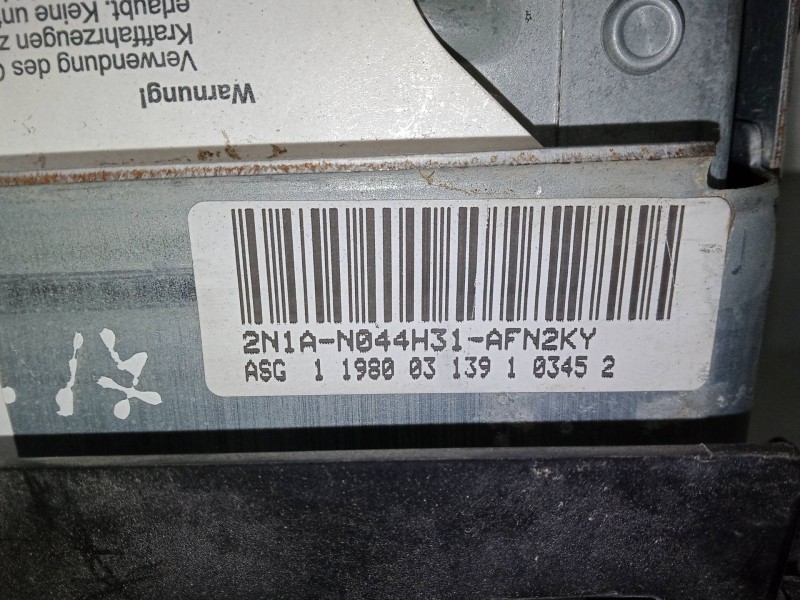 Recambio de airbag salpicadero para ford fusion (ju_) 1.4 referencia OEM IAM 2N1AN044H31AFN2KY  