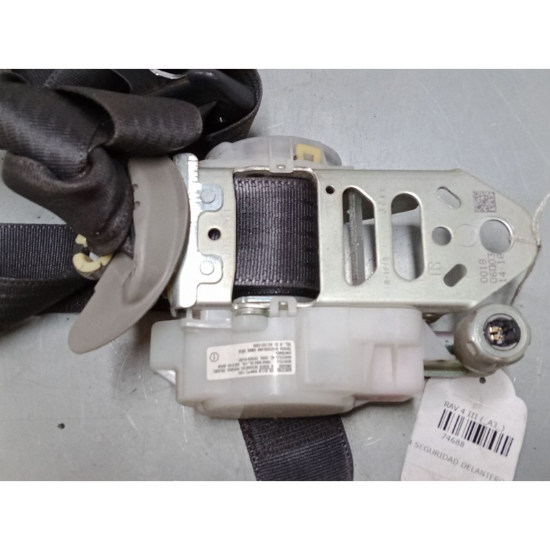 Recambio de cinturon seguridad delantero derecho para toyota rav 4 iii (_a3_) 2.2 d 4wd (ala30_) referencia OEM IAM   