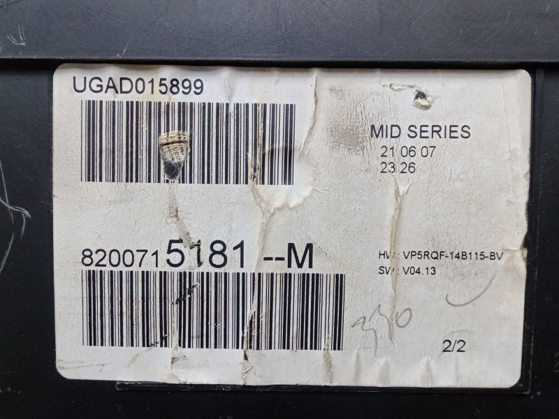 Recambio de cuadro instrumentos para renault clio iii (br0/1, cr0/1) 1.4 16v referencia OEM IAM 8200715181M  