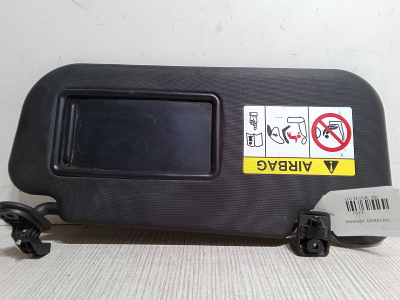 Recambio de parasol derecho para hyundai i20 ii (gb, ib) 1.0 t-gdi referencia OEM IAM   