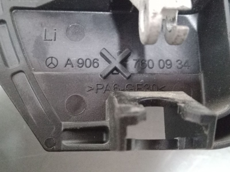 Recambio de maneta exterior puerta delantera izquierda para mercedes-benz sprinter 3,5-t furgoneta (b906) 310 cdi (906.631, 906.