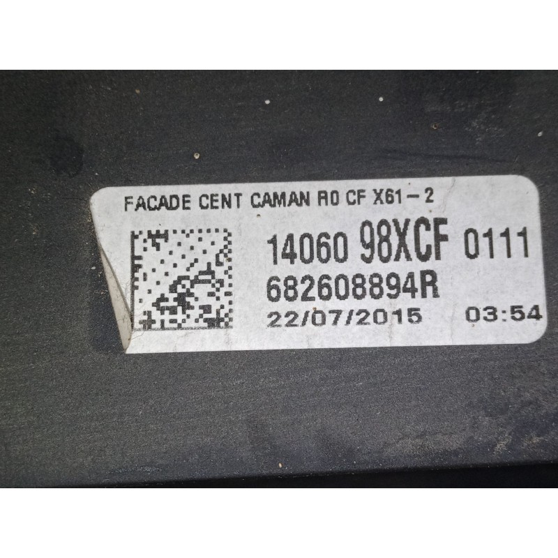 Recambio de consola central superior para renault kangoo / grand kangoo ii (kw0/1_) 1.5 dci 90 (kw05, kw08, kw0g, kw11) referenc