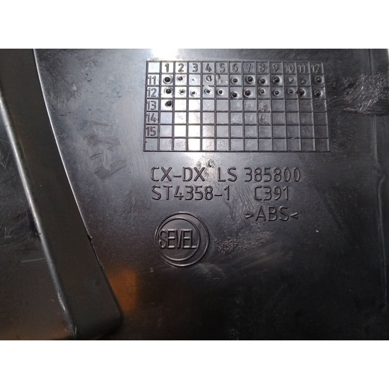 Recambio de aireador central derecho para peugeot box bus17 l4h2 160 box bus17 l4h2 160 referencia OEM IAM   