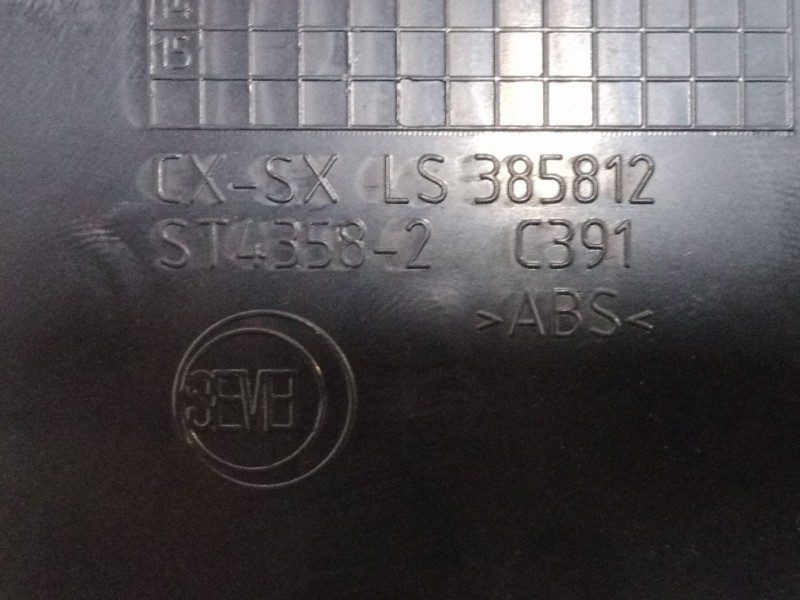 Recambio de aireador central izquierdo para peugeot box bus17 l4h2 160 box bus17 l4h2 160 referencia OEM IAM LS385812  