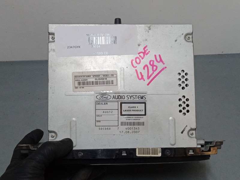 Recambio de radio cd para ford mondeo iv (ba7) 1.8 tdci referencia OEM IAM 7S7T18C939BF  