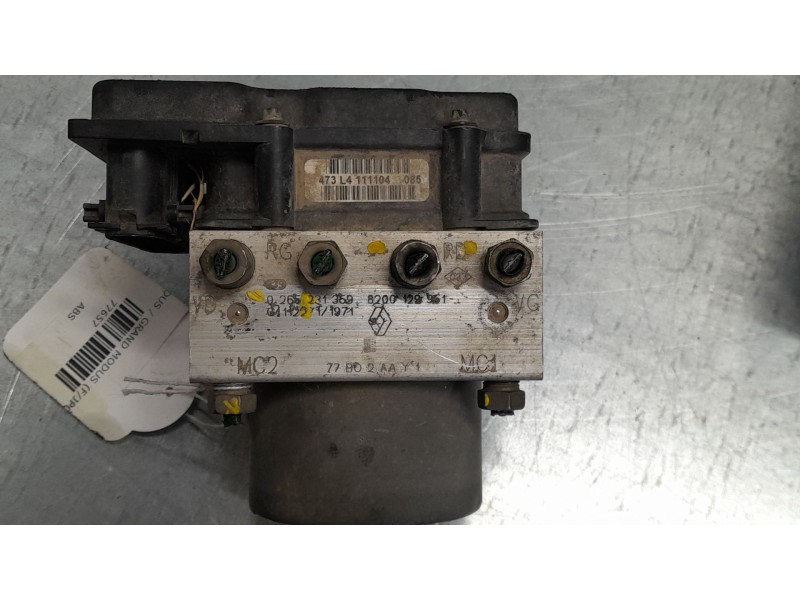Recambio de abs para renault modus / grand modus (f/jp0_) 1.4 (jp01, jp0j) referencia OEM IAM 026523139 8200129961 