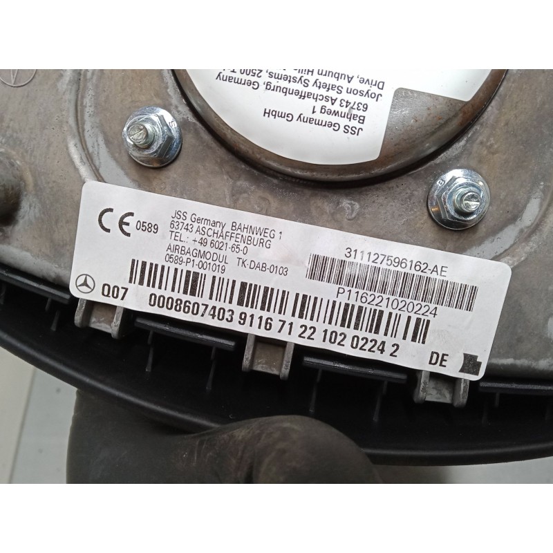 Recambio de airbag volante para mercedes-benz clase a (w169) a 180 cdi (169.007, 169.307) referencia OEM IAM   