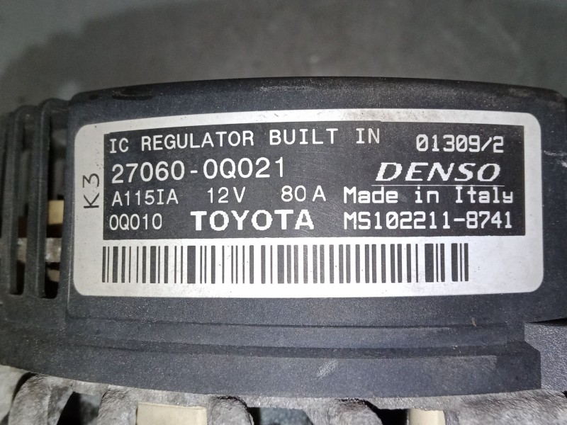 Recambio de alternador para peugeot 107 (pm_, pn_) 1.0 referencia OEM IAM 270600Q021  