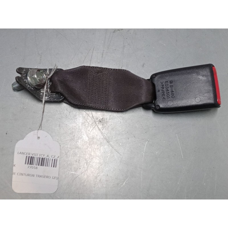 Recambio de anclaje cinturon trasero izquierdo para mitsubishi lancer viii (cy_a, cz_a) 1.5 referencia OEM IAM   