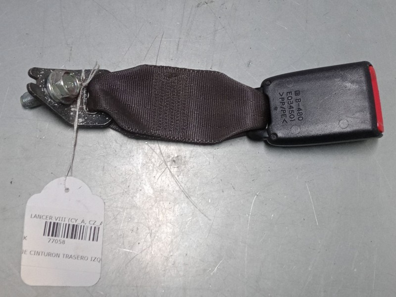 Recambio de anclaje cinturon trasero izquierdo para mitsubishi lancer viii (cy_a, cz_a) 1.5 referencia OEM IAM   