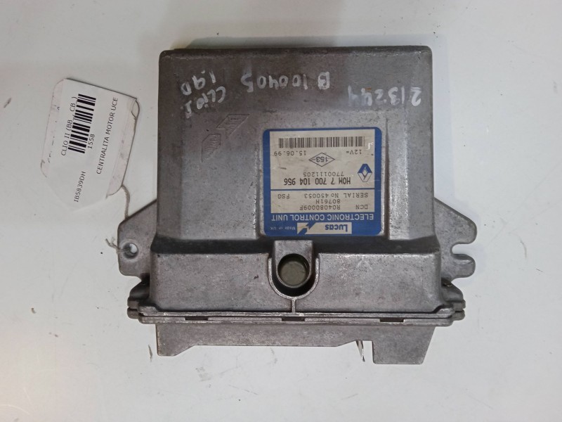Recambio de centralita motor uce para renault clio ii (bb_, cb_) 1.9 d (b/cb0e, bb0j) referencia OEM IAM HOM770104956  770011120
