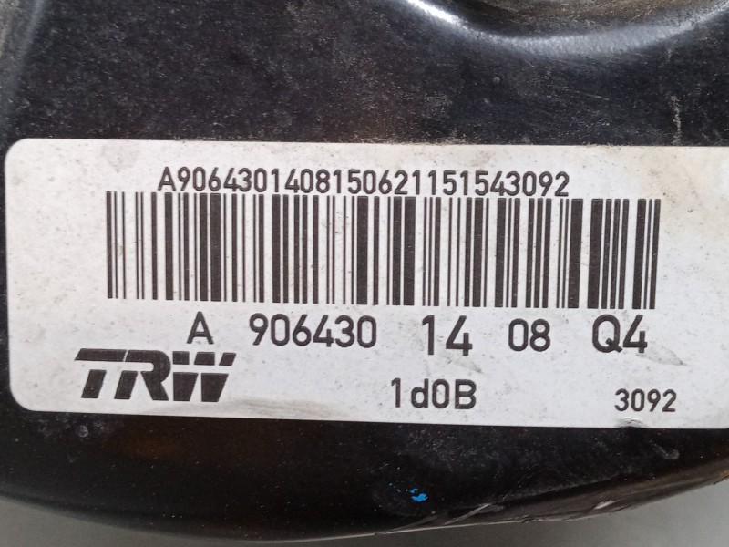 Recambio de servofreno para mercedes-benz sprinter 3,5-t furgoneta (b906) 310 cdi (906.631, 906.633, 906.635, 906.637) referenci