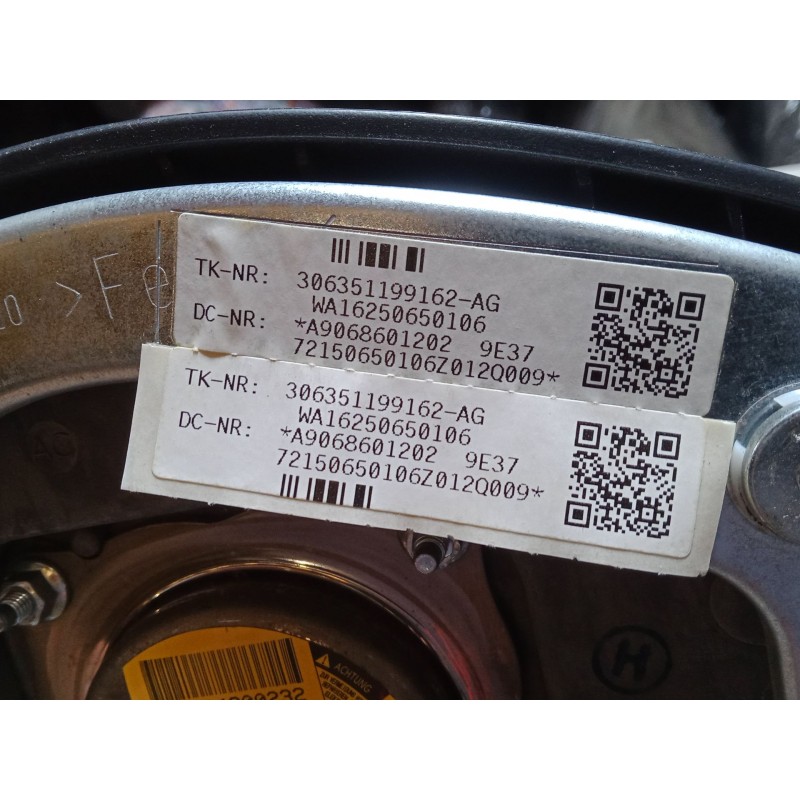 Recambio de airbag volante para mercedes-benz sprinter 3,5-t furgoneta (b906) 310 cdi (906.631, 906.633, 906.635, 906.637) refer