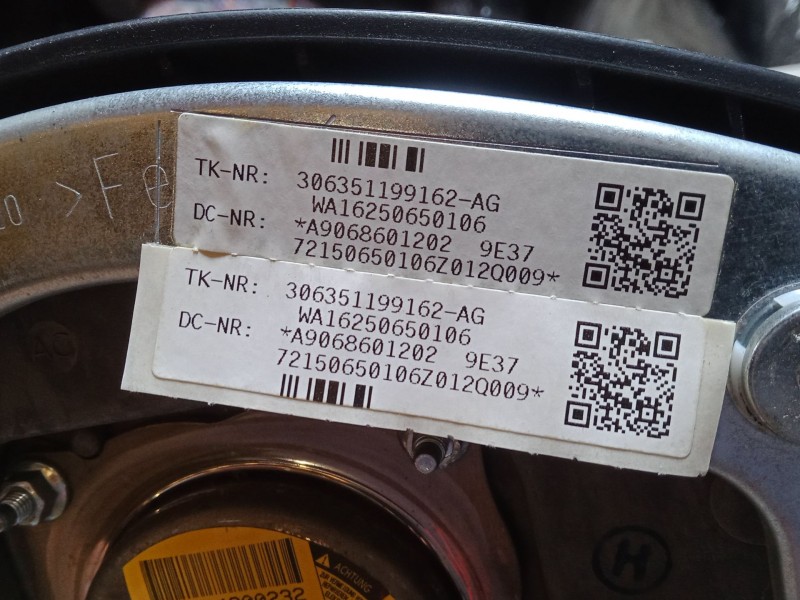 Recambio de airbag volante para mercedes-benz sprinter 3,5-t furgoneta (b906) 310 cdi (906.631, 906.633, 906.635, 906.637) refer