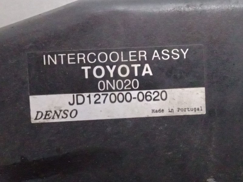 Recambio de intercooler para toyota yaris (_p9_) 1.4 d-4d (nlp90_) referencia OEM IAM   