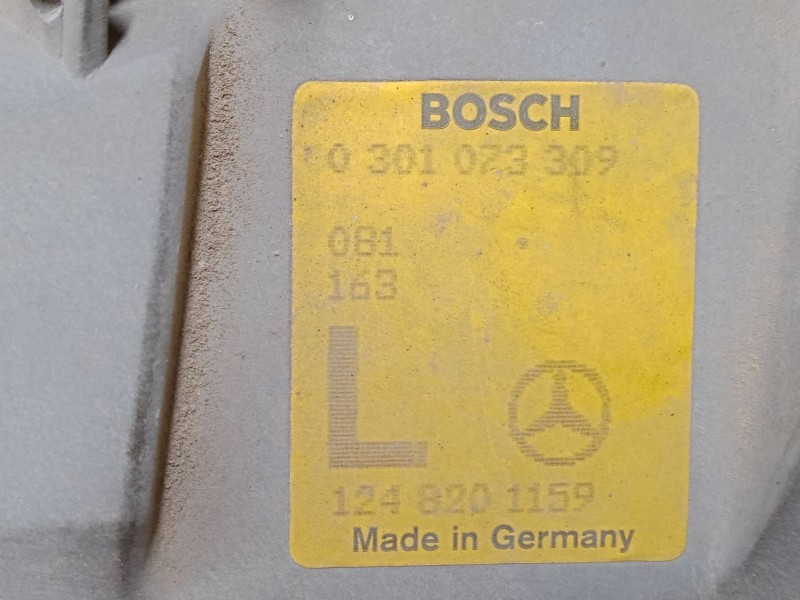 Recambio de faro izquierdo para mercedes-benz 124 sedán (w124) 230 e (124.023) referencia OEM IAM 1248201159 CONECTOR CON 5 TERM