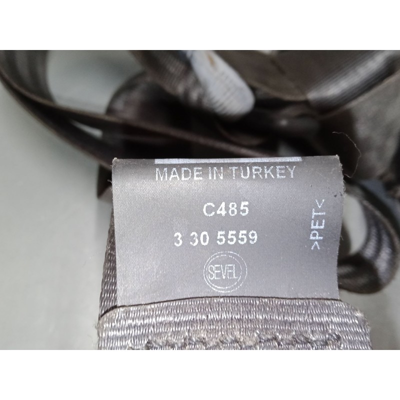 Recambio de cinturon seguridad delantero izquierdo para peugeot box bus17 l4h2 160 box bus17 l4h2 160 referencia OEM IAM 7355077