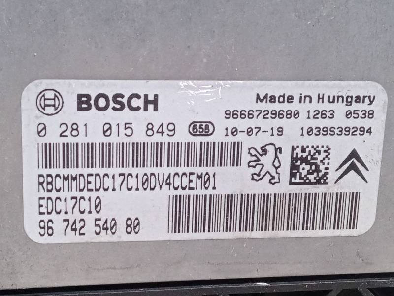 CENTRALITA MOTOR UCE 9674254080 