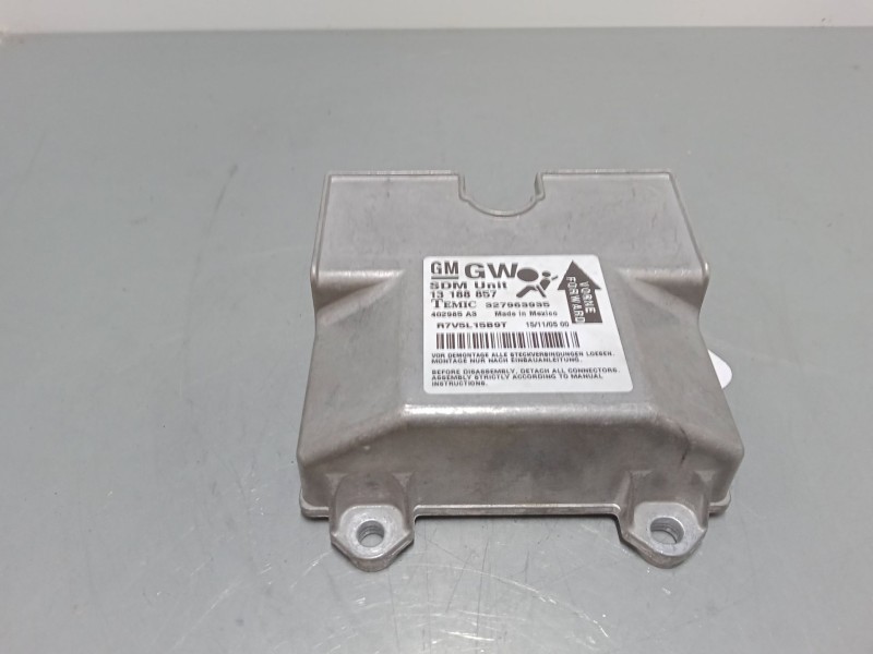 Recambio de centralita airbag para opel astra h (a04) 1.7 cdti (l48) referencia OEM IAM 13188857   Recambio de centralita airbag para opel astra h (a04) 1.7 cdti (l48) referencia OEM IAM 13188857