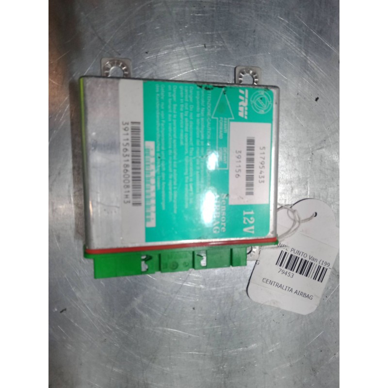Recambio de centralita airbag para fiat grande punto van (199_) 1.4 (199cxb1a, 199dxb1a) referencia OEM IAM 39115631860081h3    