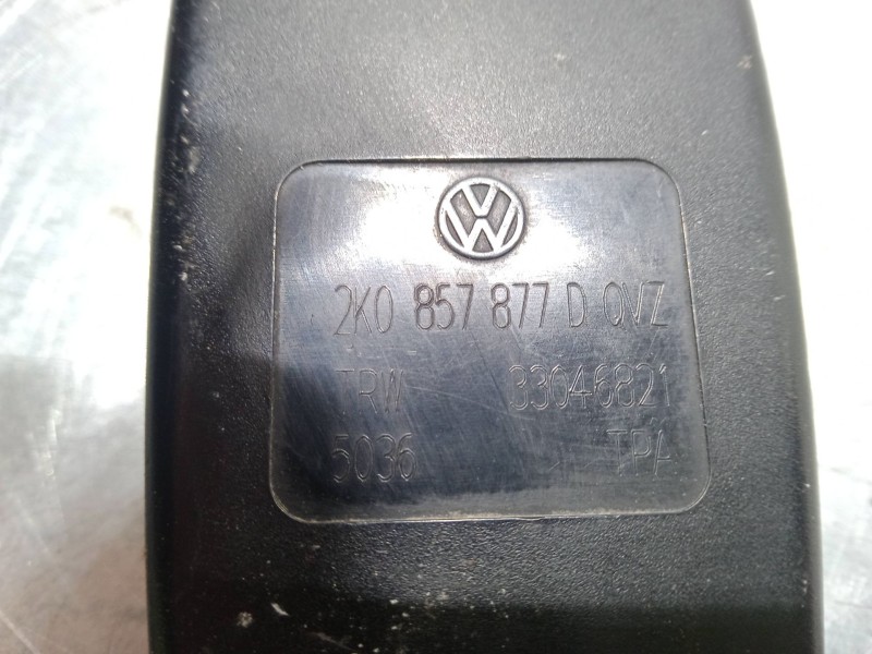 Recambio de anclaje cinturon delantero izquierdo para volkswagen caddy iii furgoneta/monovolumen (2ka, 2kh, 2ca, 2ch) 1.9 tdi re