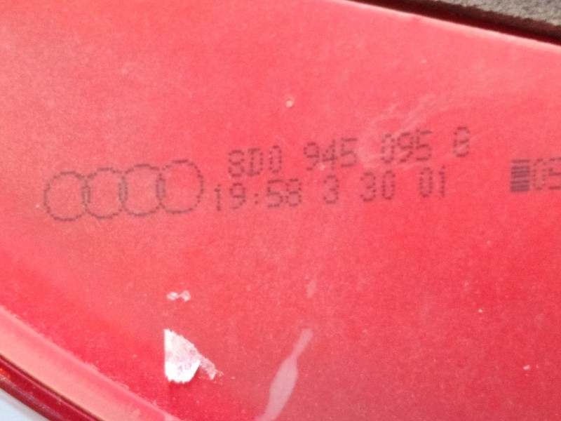 Recambio de piloto trasero izquierdo para audi a4 b5 (8d2) 1.8 referencia OEM IAM    Recambio de piloto trasero izquierdo para audi a4 b5 (8d2) 1.8 referencia OEM IAM