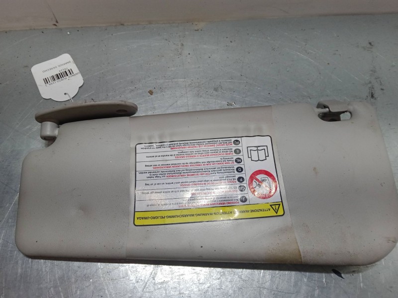 Recambio de parasol derecho para fiat grande punto (199_) 1.2 referencia OEM IAM    Recambio de parasol derecho para fiat grande punto (199_) 1.2 referencia OEM IAM