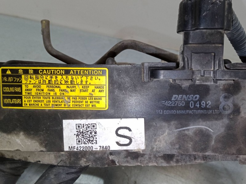 Recambio de electroventilador para toyota yaris (_p9_) 1.4 d-4d (nlp90_) referencia OEM IAM    Recambio de electroventilador para toyota yaris (_p9_) 1.4 d-4d (nlp90_) referencia OEM IAM