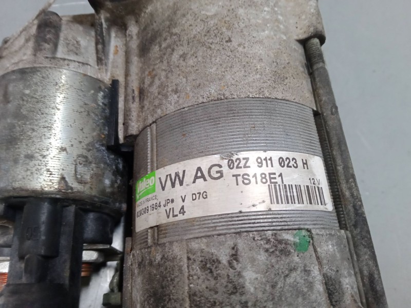 Recambio de motor arranque para seat leon (1p1) 1.9 tdi referencia OEM IAM 02Z911023H   Recambio de motor arranque para seat leon (1p1) 1.9 tdi referencia OEM IAM 02Z911023H