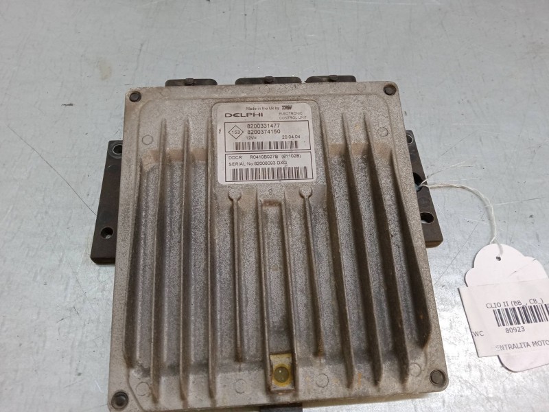 Recambio de centralita motor uce para renault clio ii (bb_, cb_) 1.5 dci (b/cb08) referencia OEM IAM 8200331477   Recambio de centralita motor uce para renault clio ii (bb_, cb_) 1.5 dci (b/cb08) referencia OEM IAM 8200331477