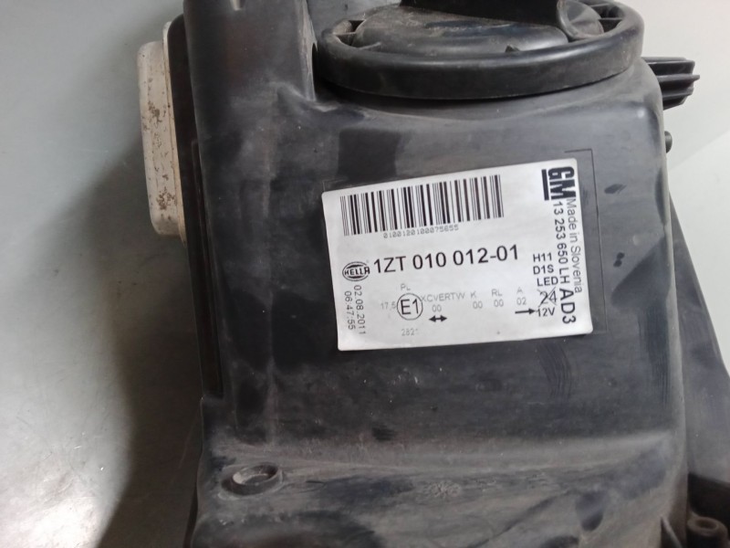 Recambio de faro izquierdo xenon para opel astra j (p10) 1.7 cdti (68) referencia OEM IAM 13253650LH  1TZ010012-01