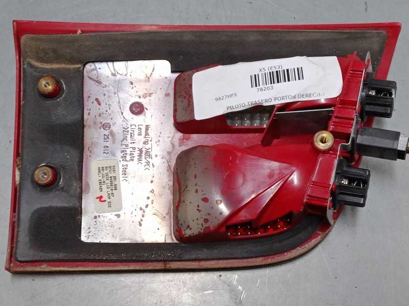 Recambio de piloto trasero porton derecho para bmw x5 (e53) 4.4 i referencia OEM IAM 840901207   Recambio de piloto trasero porton derecho para bmw x5 (e53) 4.4 i referencia OEM IAM 840901207