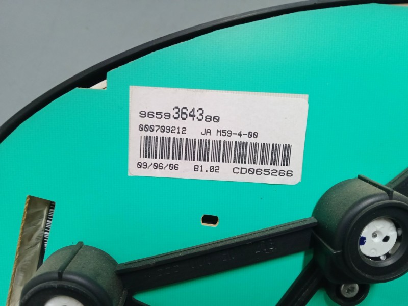 Recambio de cuadro instrumentos para citroën berlingo / berlingo first monospace (mf_, gjk_, gfk_) 1.9 d (mfwjz) referencia OEM 